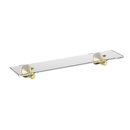 Clasico Shelf Glass - brushed-gold