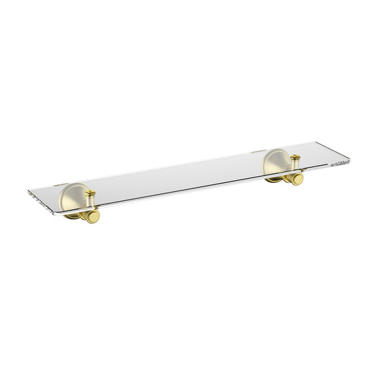 Clasico Shelf Glass - brushed-gold
