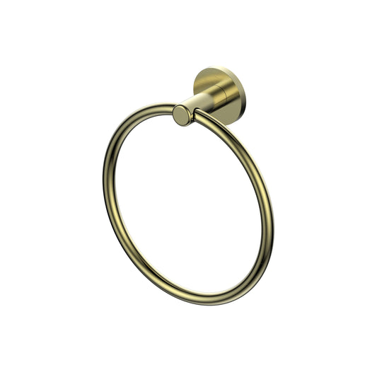 Zola Hand Towel Ring - Pvd Brushed Brass