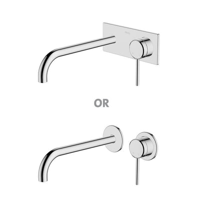 Poco Wall Basin/Bath Set 220mm Lead Free - Gun Metal