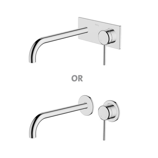Poco Wall Basin/Bath Set 220mm Lead Free - Chrome