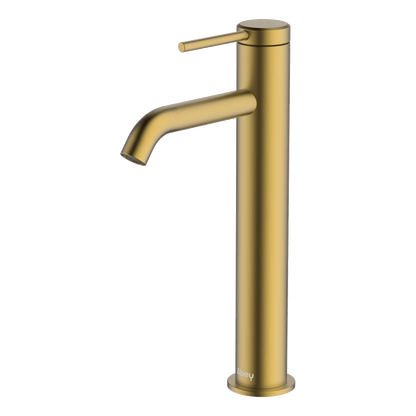 Poco High Basin Mixer Lead Free - Brushed Brass