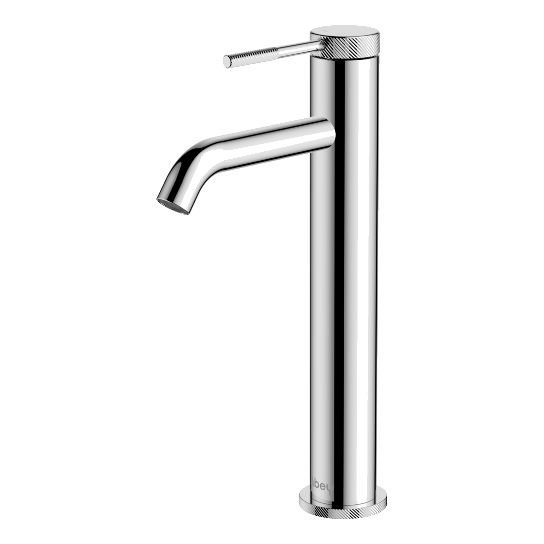 Poco Knurled High Basin Mixer Lead Free - Black