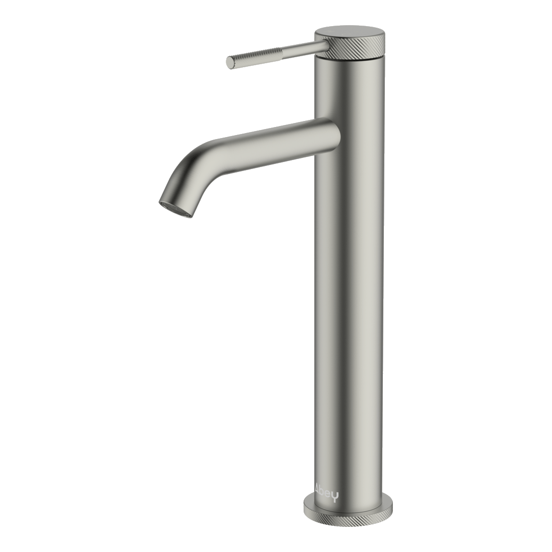Poco Knurled High Basin Mixer Lead Free - Brushed Nickel