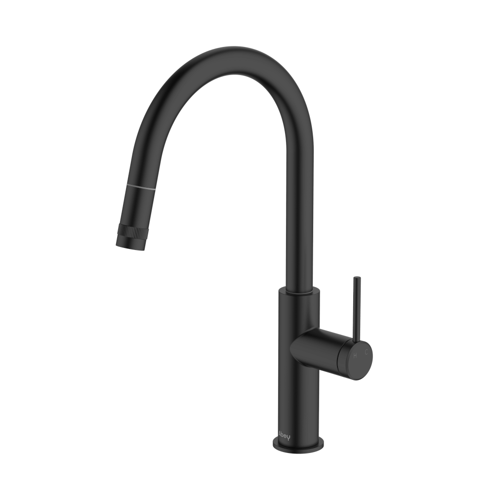Poco Pull Out Kitchen Mixer Lead Free - Black