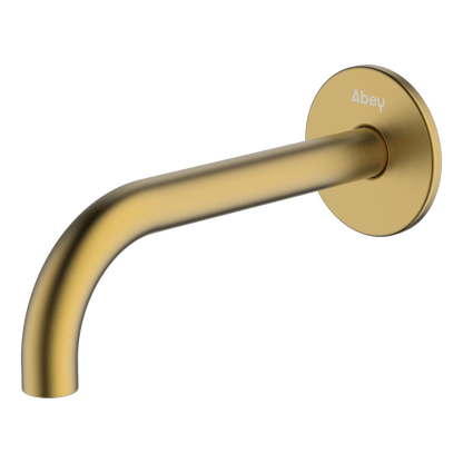 Poco Basin Spout 165mm Lead Free - Brushed Brass
