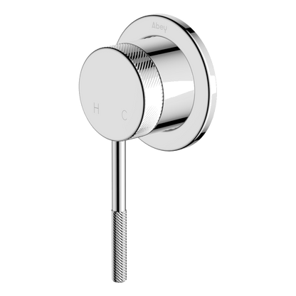 Poco Knurled Shower Mixer Lead Free - Black