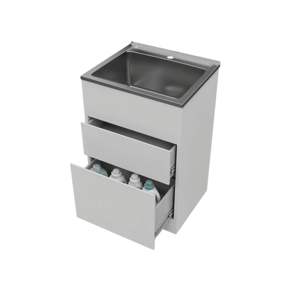 Everhard Nugleam 45L Drawer System Laundry Unit - 560mm (L) X 510mm (D) X 870mm (H)