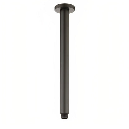 INSPIRE PAVIA CEILING SHOWER ARM ROUND 300MM GUN METAL