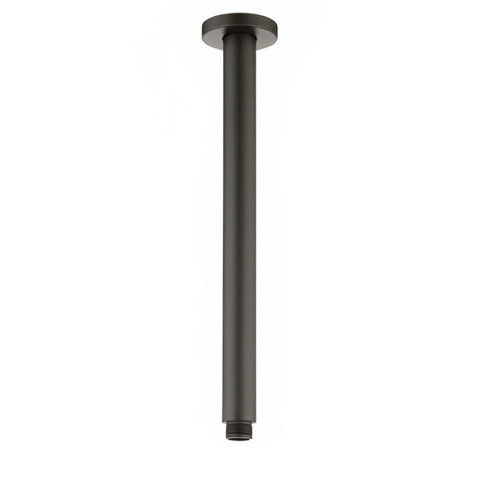 INSPIRE PAVIA CEILING SHOWER ARM ROUND 300MM GUN METAL