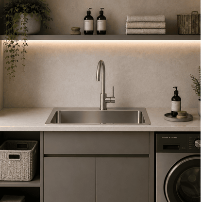 Everhard Nugleam 70L Utility Sink - 635mm (L) X 560mm (W) X 300mm (H)