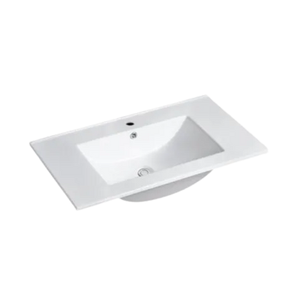 Otti Marlo 750mm Matte Black Wall Hung Vanity