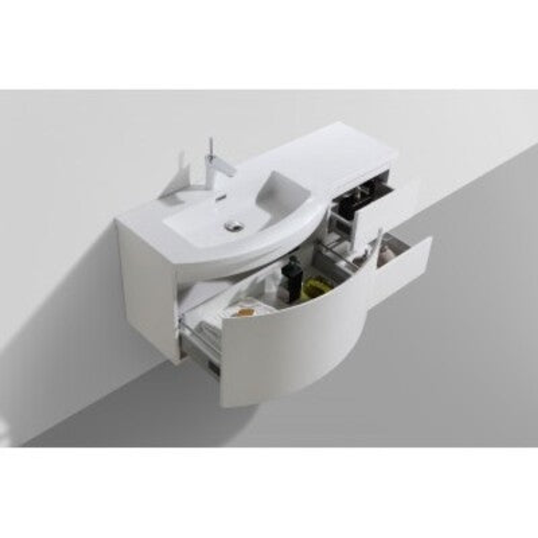 Belbagno Prospero Right 1200mm Wall Hung Vanity  1205X480X480