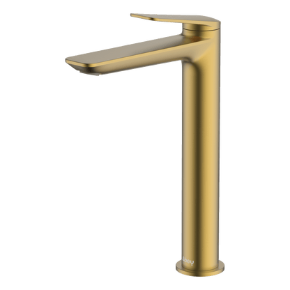 Vela High Basin Mixer Lead Free - Brushed Brass