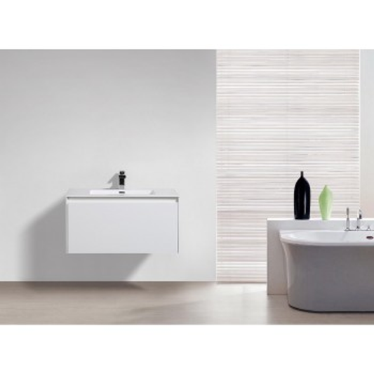 Belbagno Prado  750mm Wall Hung Vanity  750 X 480 X 450