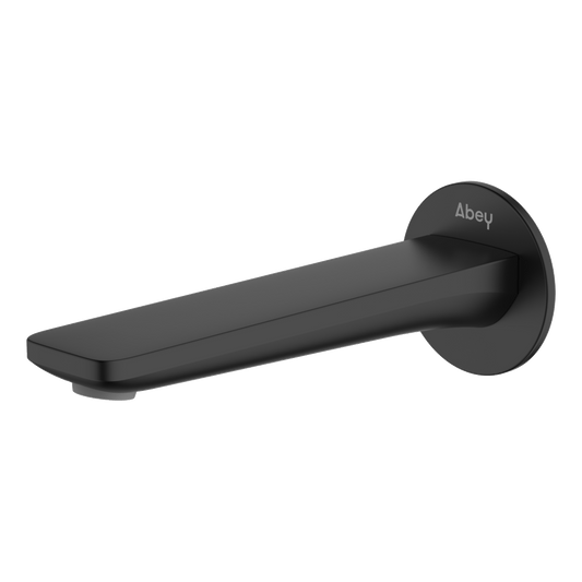 Vela Wall Spout 165mm Lead Free - Black