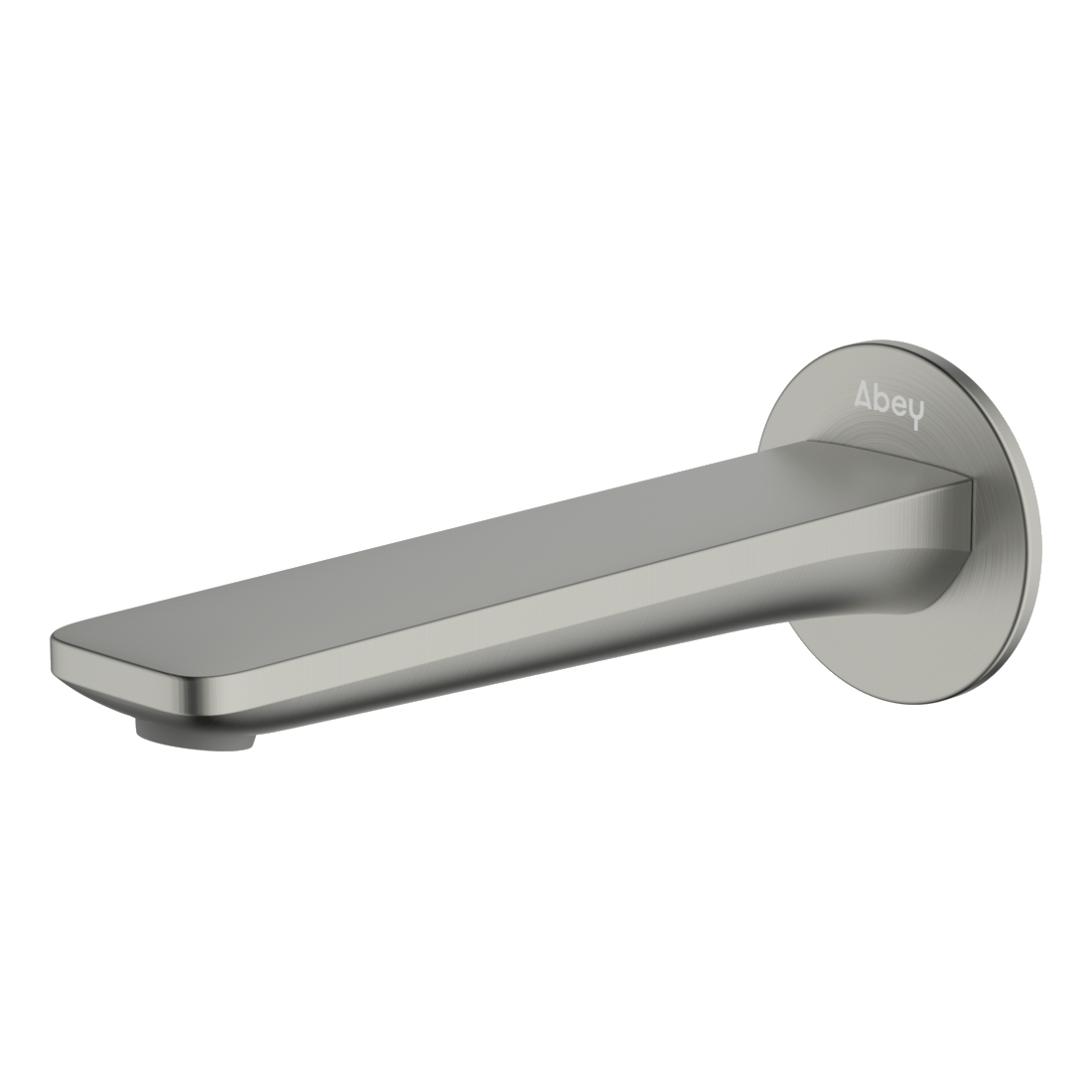 Vela Wall Spout 165mm Lead Free - Brushed Nickel