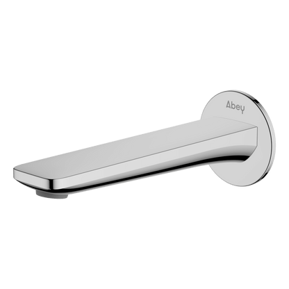 Vela Wall Spout 165mm Lead Free - Brushed Nickel
