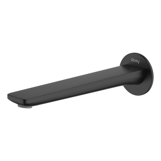 Vela Wall Spout 220mm Lead Free - Black