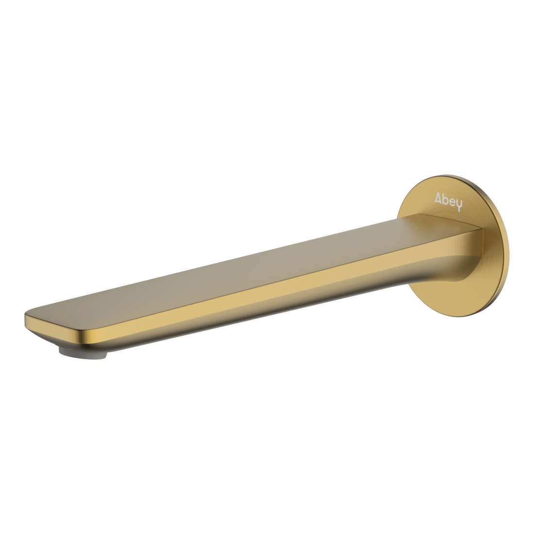 Vela Wall Spout 220mm Lead Free - Brushed Brass