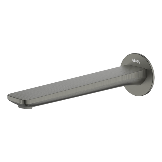 Vela Wall Spout 220mm Lead Free - Gun Metal