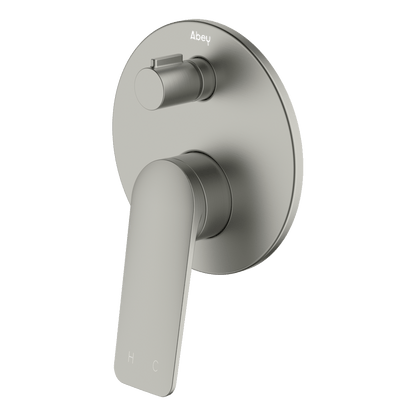 Vela Diverter Mixer - Brushed Nickel