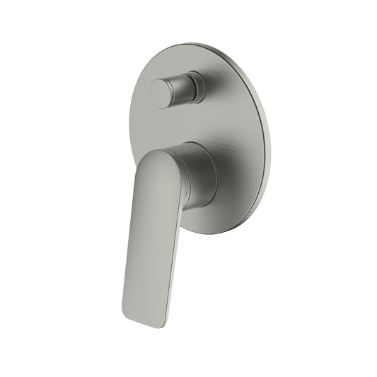 Vela Diverter Mixer - Brushed Nickel