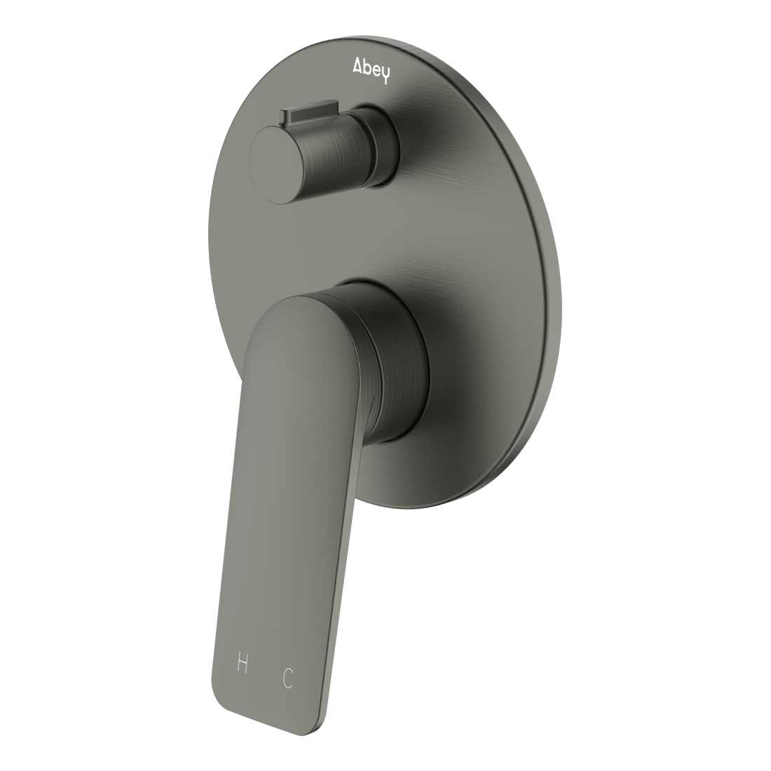 Vela Diverter Mixer - Gun Metal