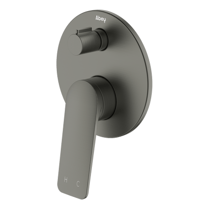 Vela Diverter Mixer - Gun Metal