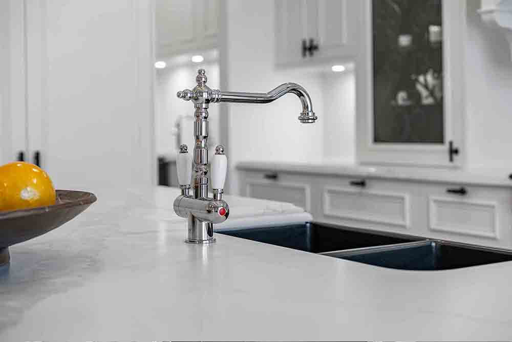 Novi 85 x 46 Fine Fireclay Matte Black Farmhouse Butler Sink