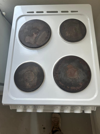 Everdure UFEE507W 50 cm White Freestanding Electric Cooker – Tested n Approved by Qualified Trade