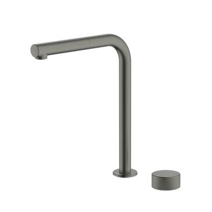 Poco P Square Pullout Hob Kitchen Set - Gun Metal