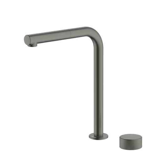 Poco P Square Pullout Hob Kitchen Set - Gun Metal