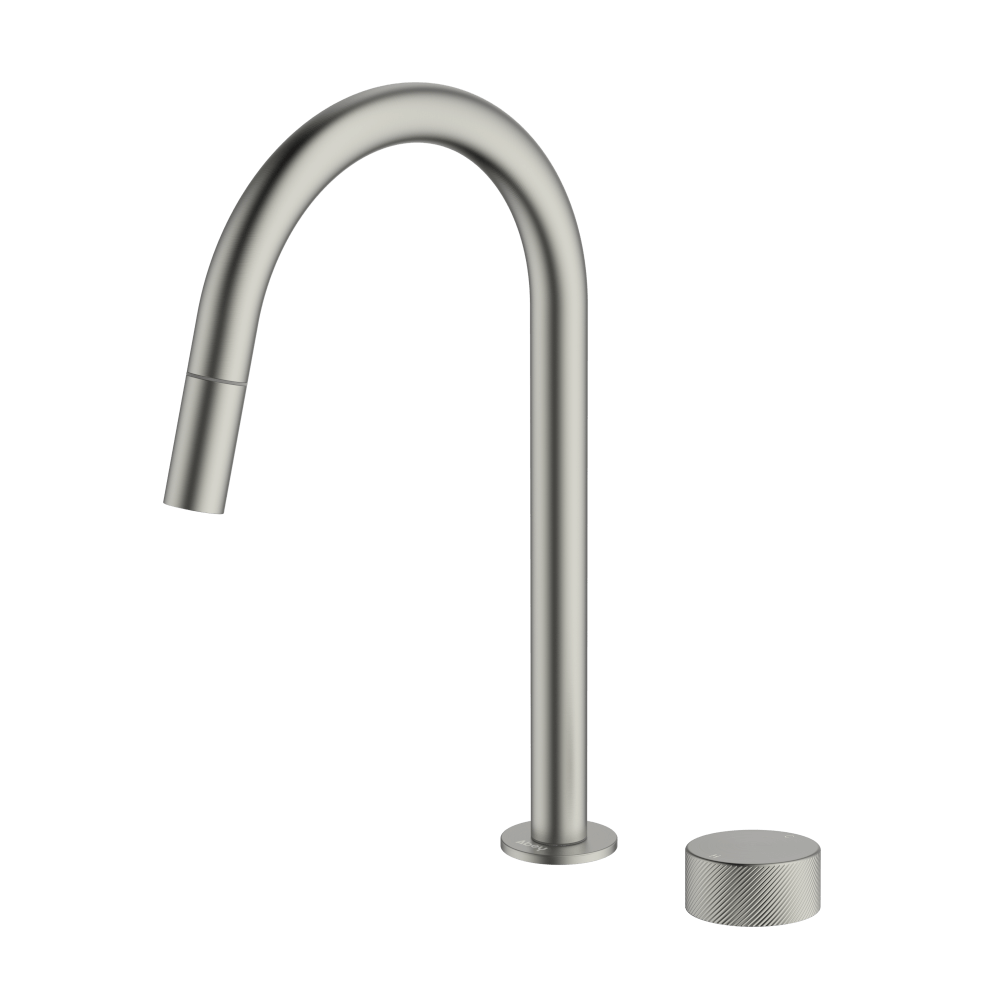 Poco P Gooseneck Pullout Hob Kitchen Set - Gun Metal