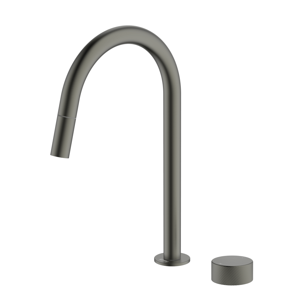 Poco P Gooseneck Pullout Hob Kitchen Set - Gun Metal