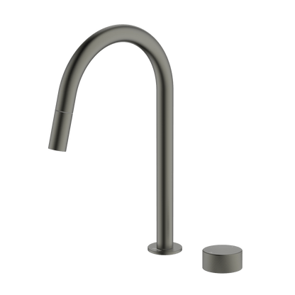 Poco P Gooseneck Pullout Hob Kitchen Set - Gun Metal
