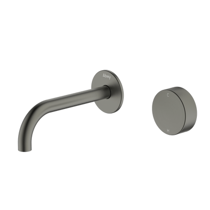 Poco P Wall Basin/Bath Set 165mm - Gun Metal