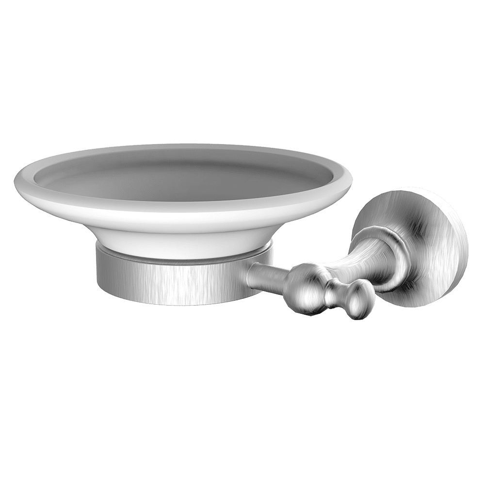 Provincial Soap Dish - Brushed Nickel