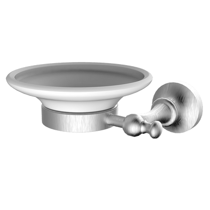 Provincial Soap Dish - Brushed Nickel