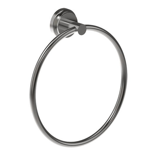 Lumiere Towel Ring - Black Brushed Nickel