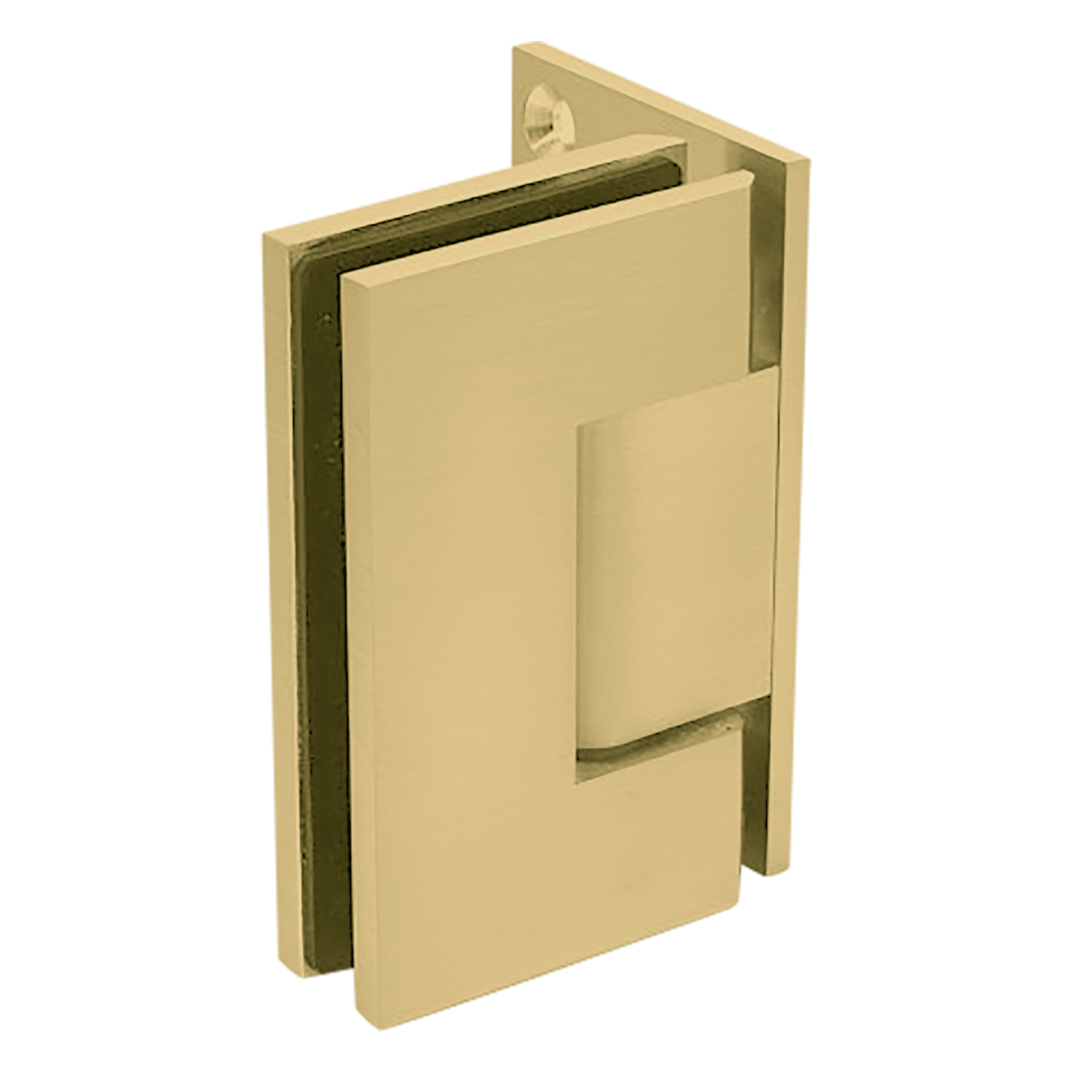 Frameless Fittings - VI.H90 - Brushed Brass