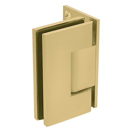 Frameless Fittings - VI.H90 - Brushed Brass
