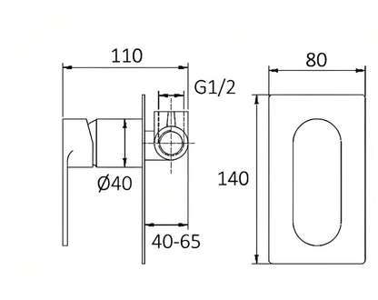 INSPIRE VETTO SHOWER MIXER