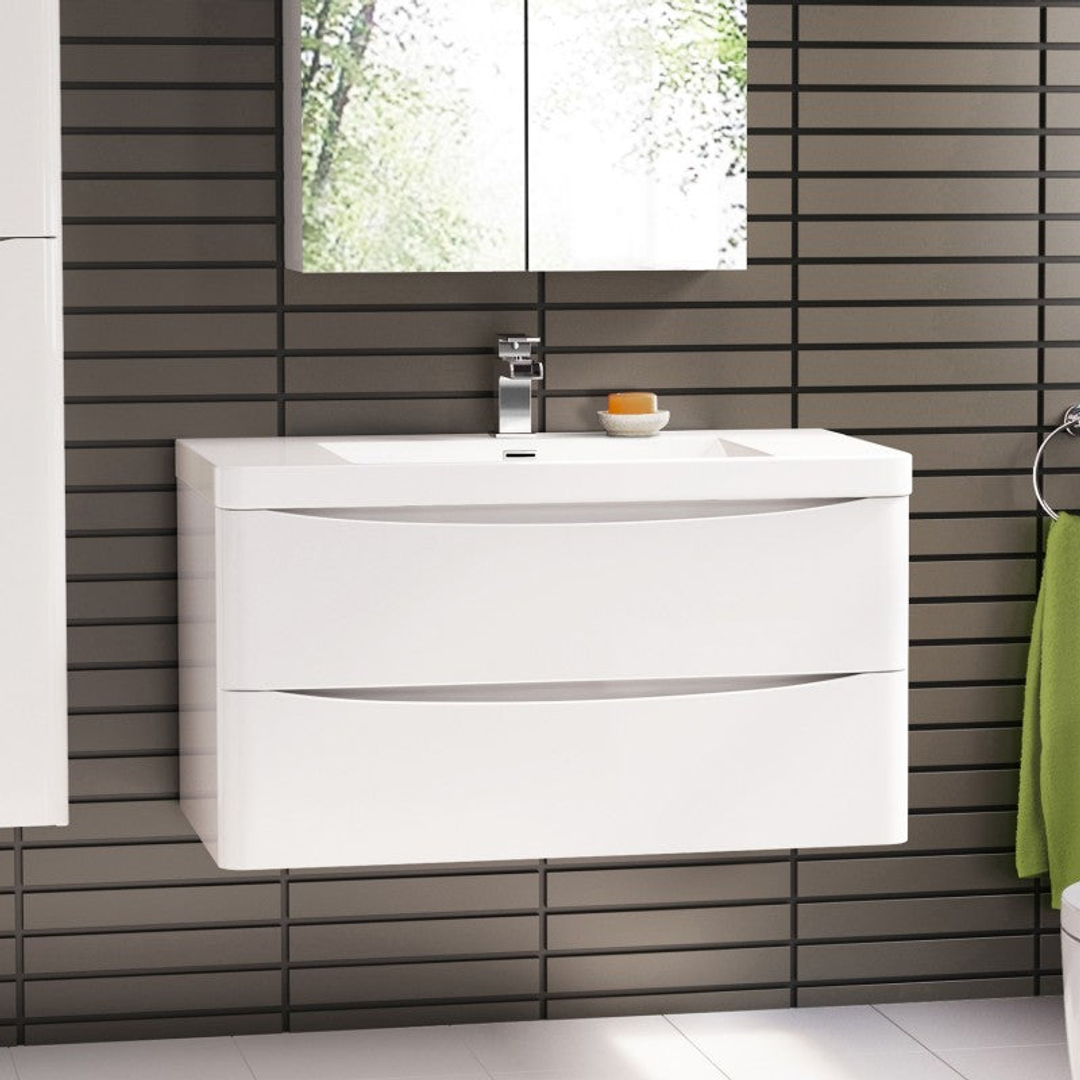BELBAGNO ANCONA 900MM WALL HUNG VANITY  900 X 480 X 450