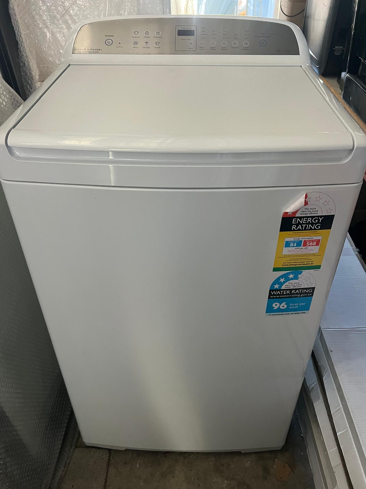 Near New Fisher & Paykel WA8560G1 8.5kg Top Load Washing Machine – Quality Used | Tested & Cleaned | Reno Spares