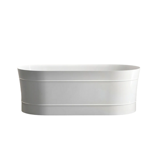 Otti Attica Bondi 1500mm Freestanding Bath Gloss White