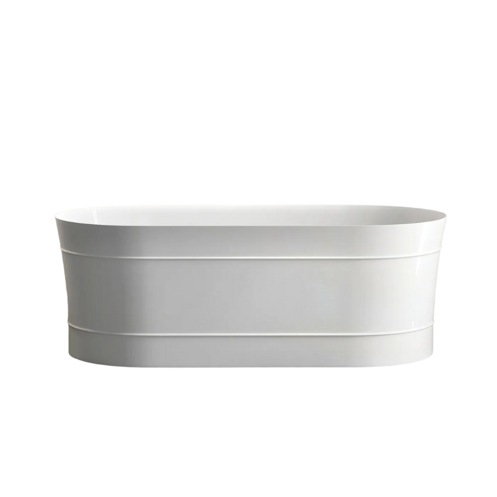 Otti Attica Bondi 1500mm Freestanding Bath Gloss White