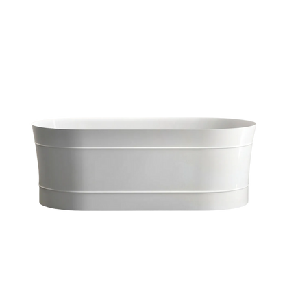 Otti Attica Bondi 1500mm Freestanding Bath Gloss White