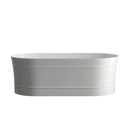Otti Attica Bondi 1700mm Freestanding Bath Gloss White