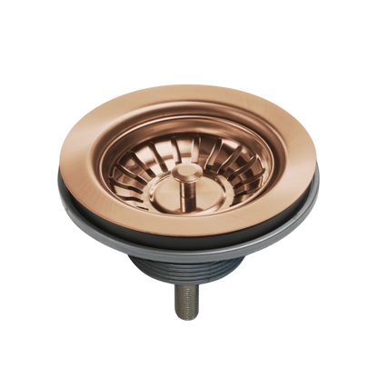 Oliveri Basket Waste with Extended Screw Length Copper